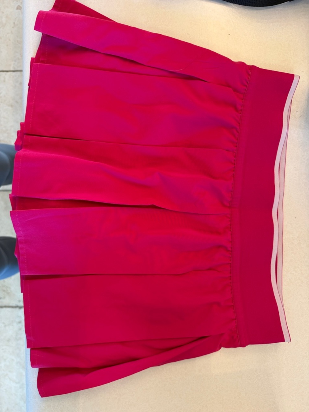 Lululemon Box-Pleat High-Rise tennis skirt 6 passionate pink